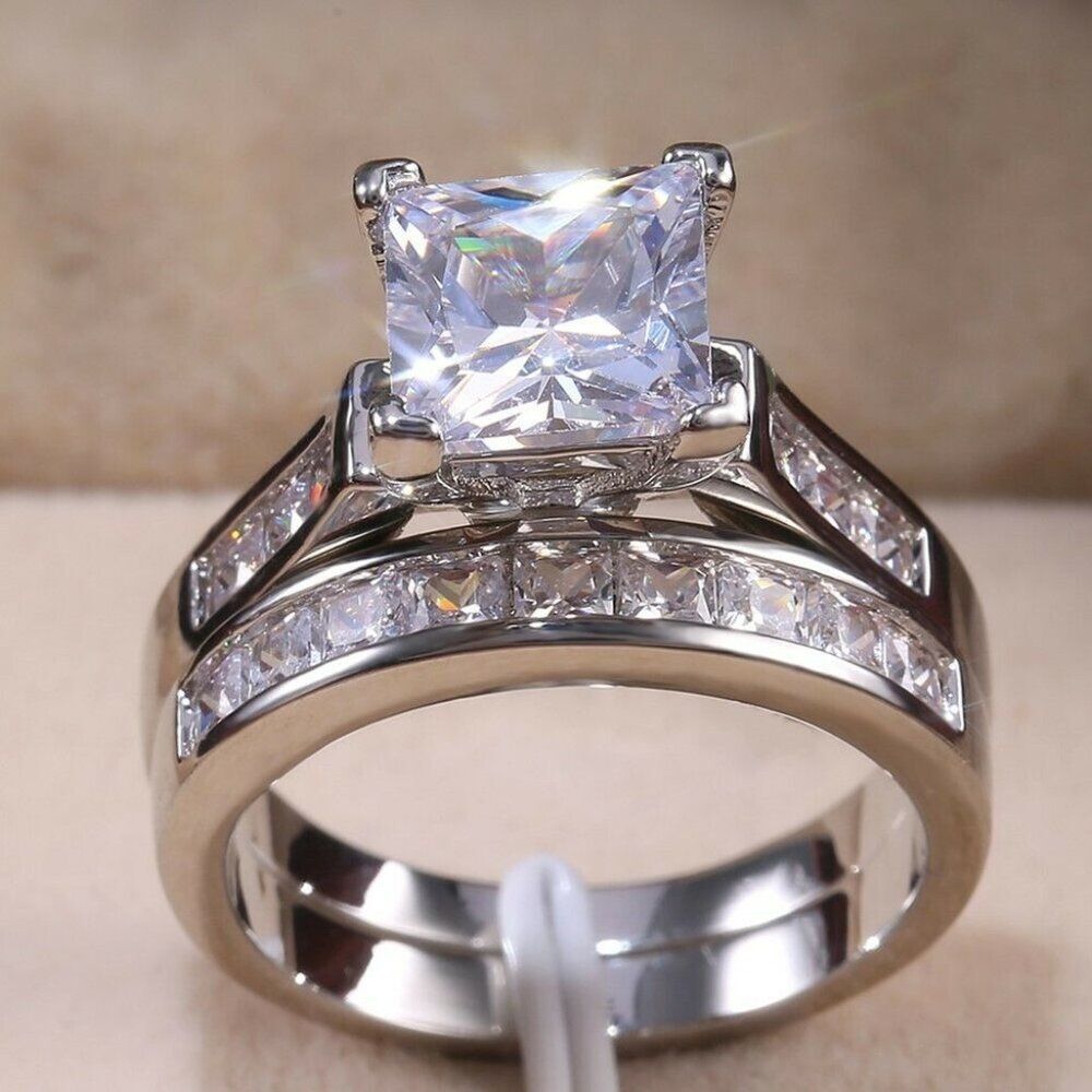 DIANNA PRINCESSWEDDING RING - Picture 2 of 3